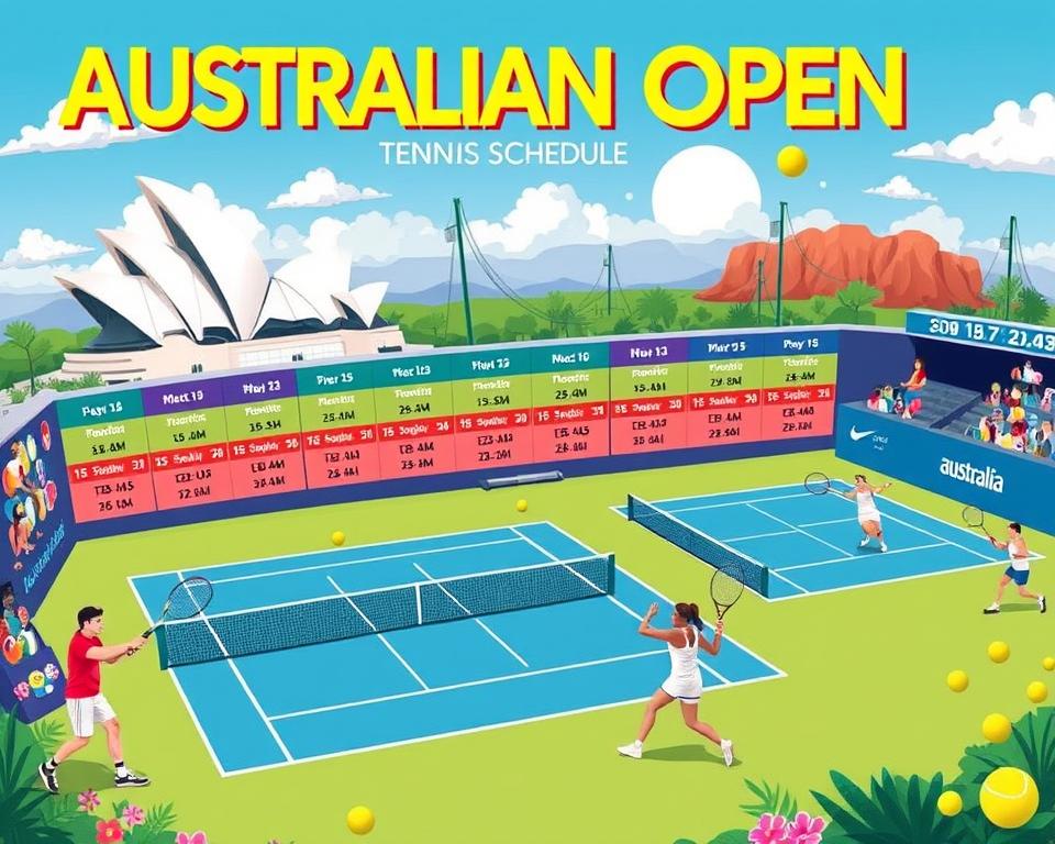 australian open schedule